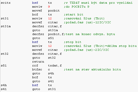 SCITX 19200Bd (klikni pro zobrazen v TXT).